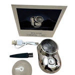 Gray helmet for bikers