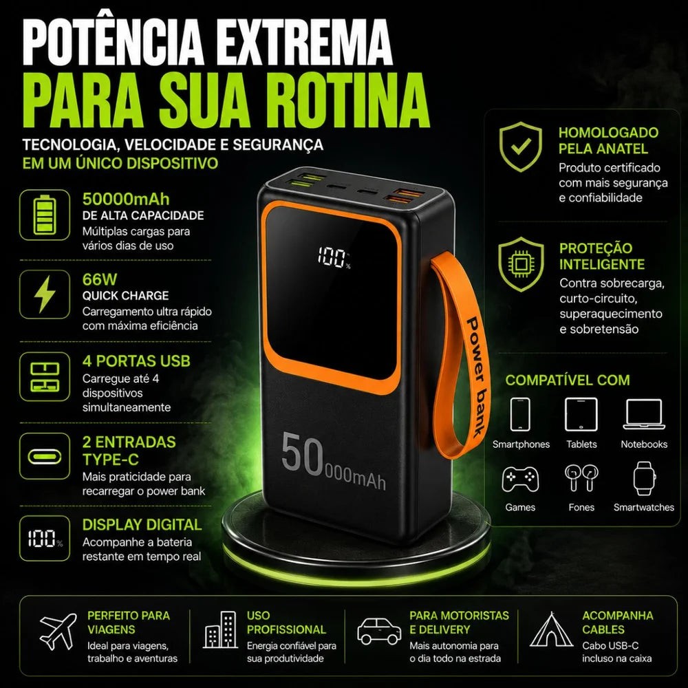 Power Bank 3 En 1