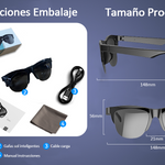gafas bluetooth audifono interno