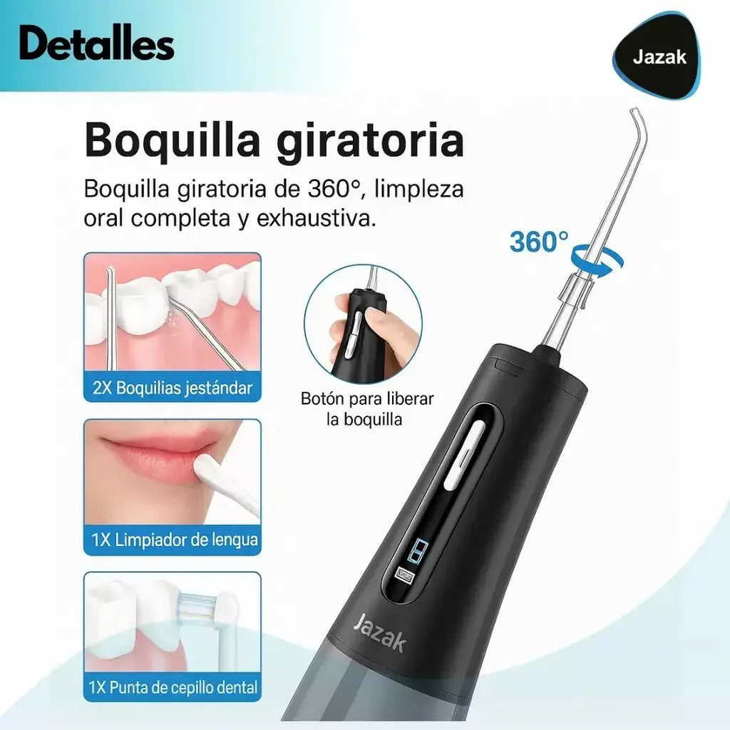 IRRIGADOR DENTAL 4 BOQUILLAS